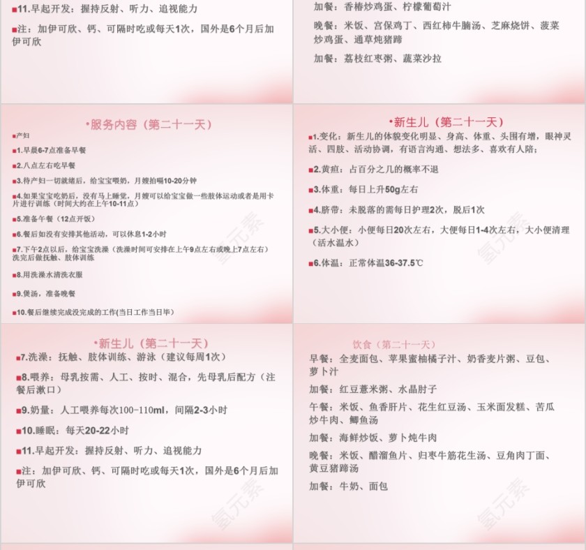 月嫂工作流程ppt第18张