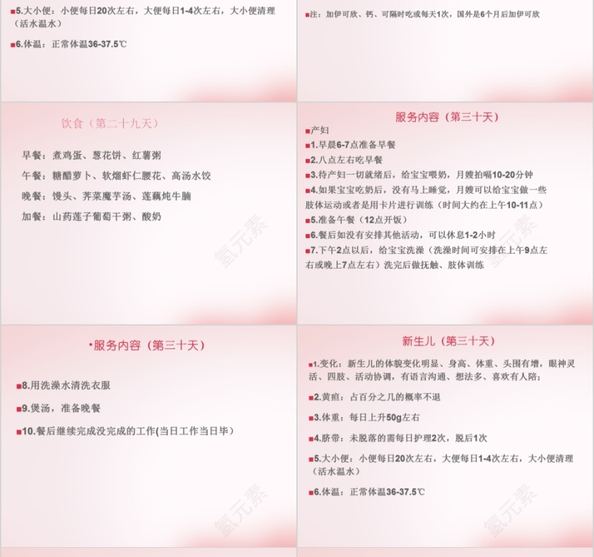月嫂工作流程ppt第26张