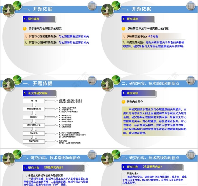 大学生乐观主义与心理健康关系研究大学生心理健康教育PPT第3张