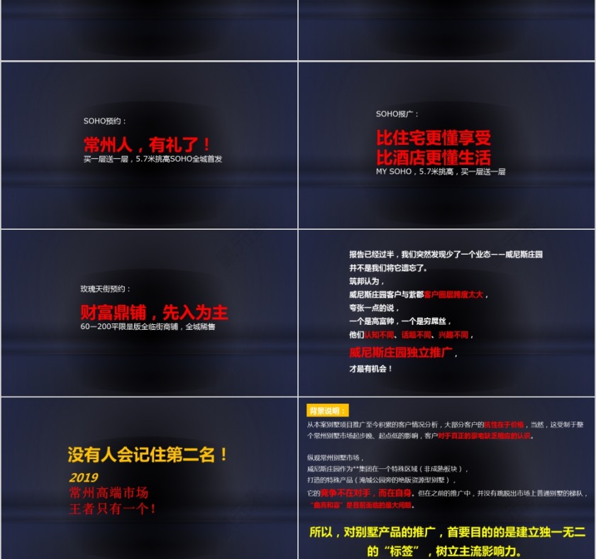 年房地产度推广策划提报PPT第9张
