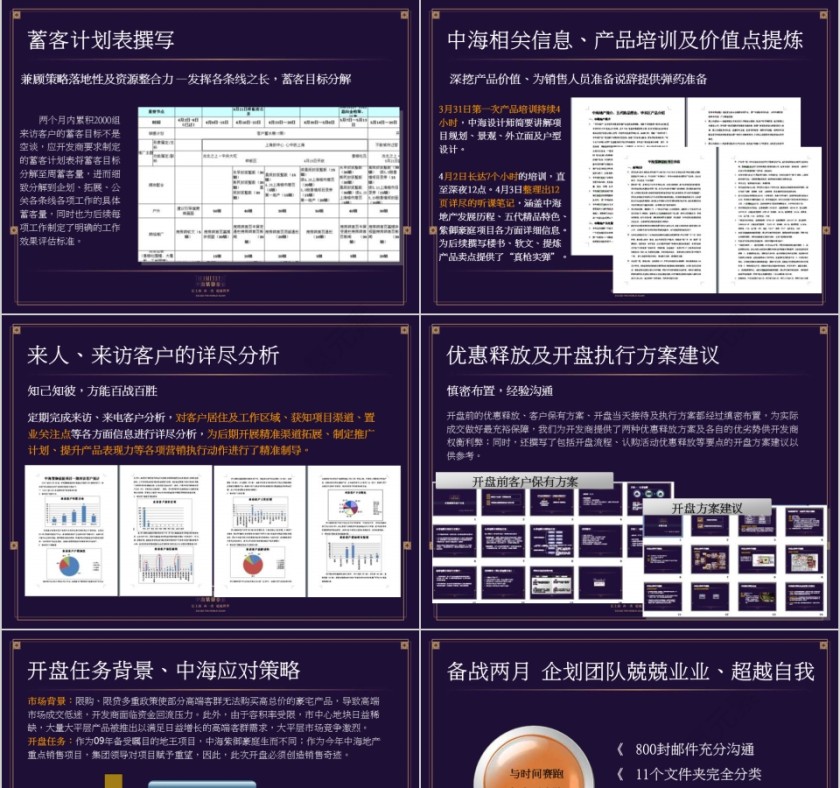 房地产豪宅工作总结PPT第3张