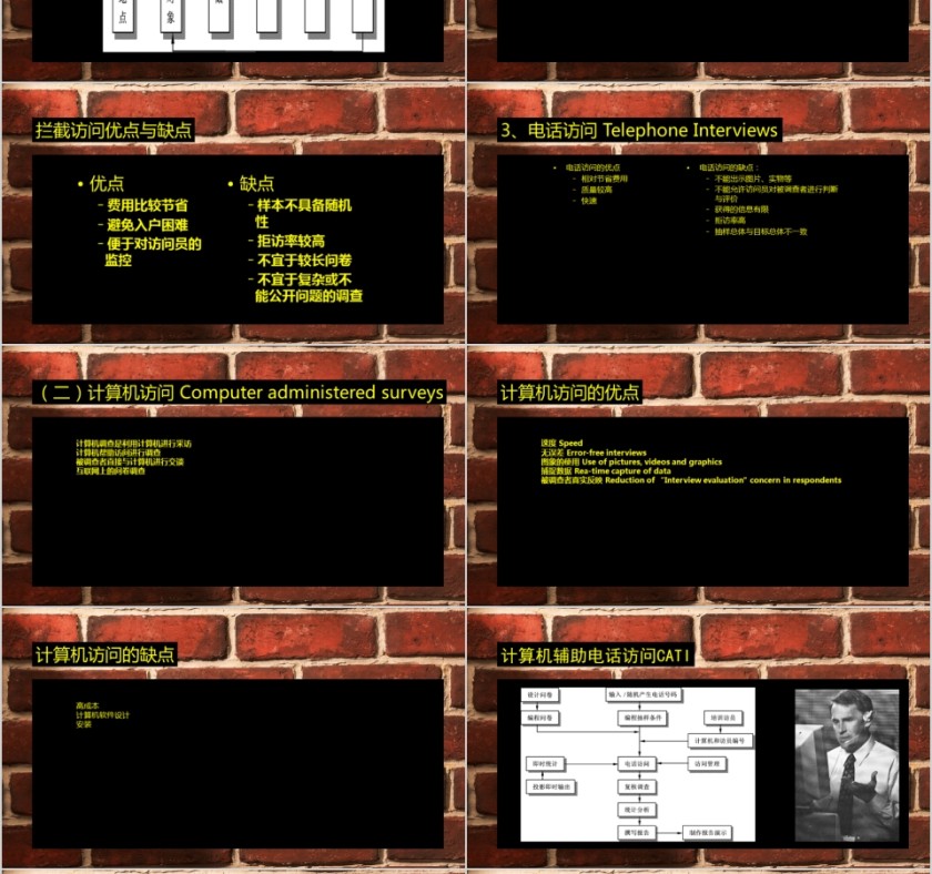 棕色市场调研的基本方法课件行业数据分析社会调研问卷幻灯片ppt模板第15张