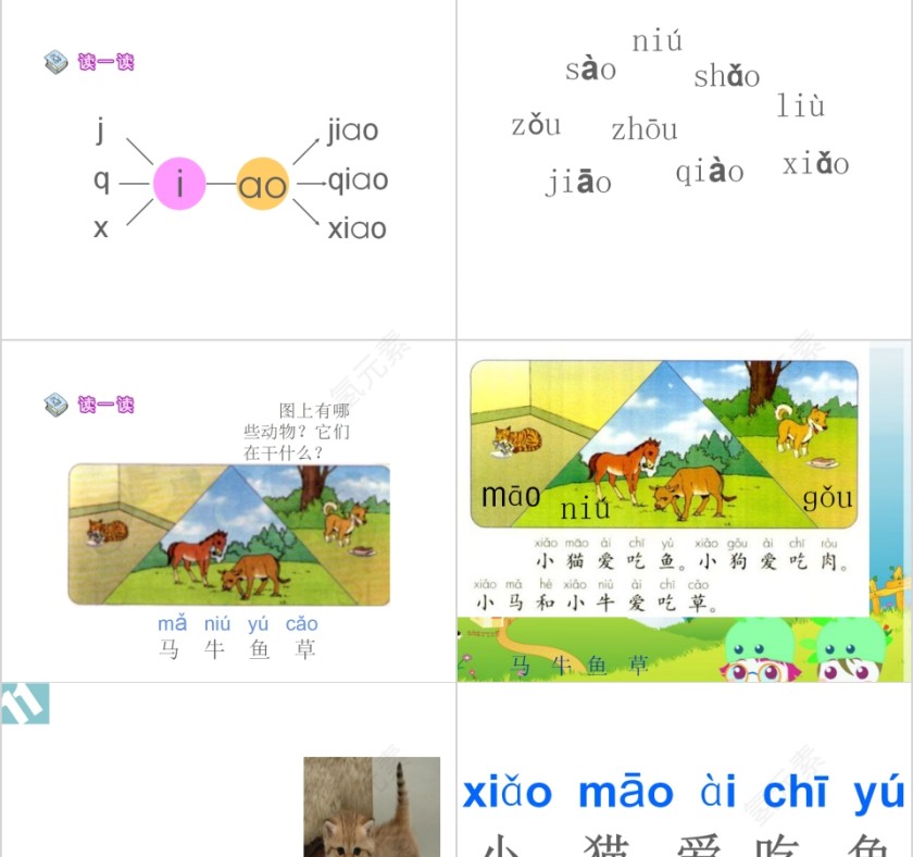 小学生汉语文拼音PPT课件 第7张
