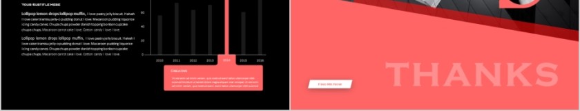 商务欧美ppt模板简约2019高端大气 商业工作汇报时尚极简风素材第5张