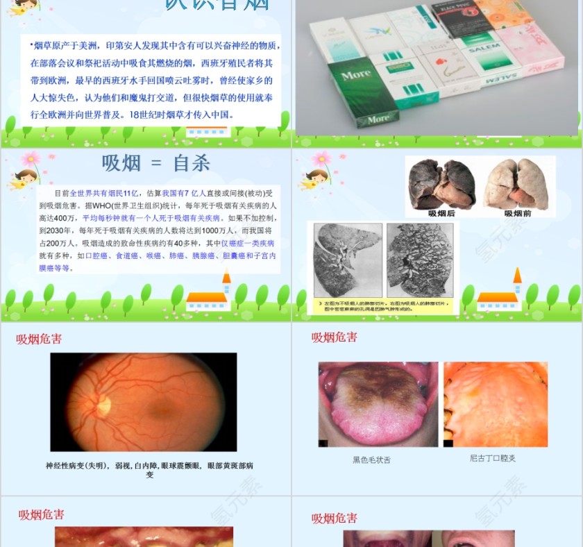   中小学生禁烟主题教育班会  第2张
