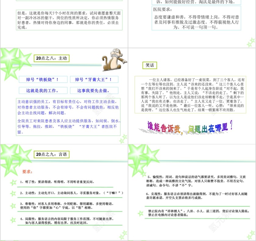医院服务ppt第4张
