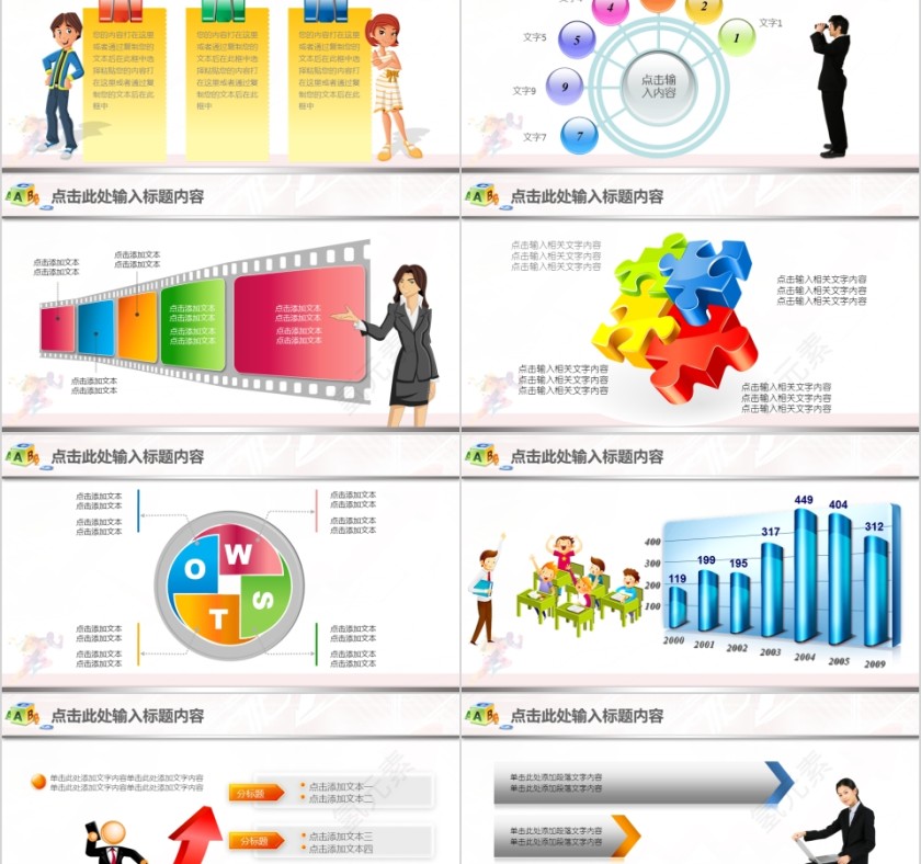 2019工作总结暨新年计划PPT模板第2张
