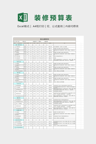 90平米两室两厅一厨一卫预算表