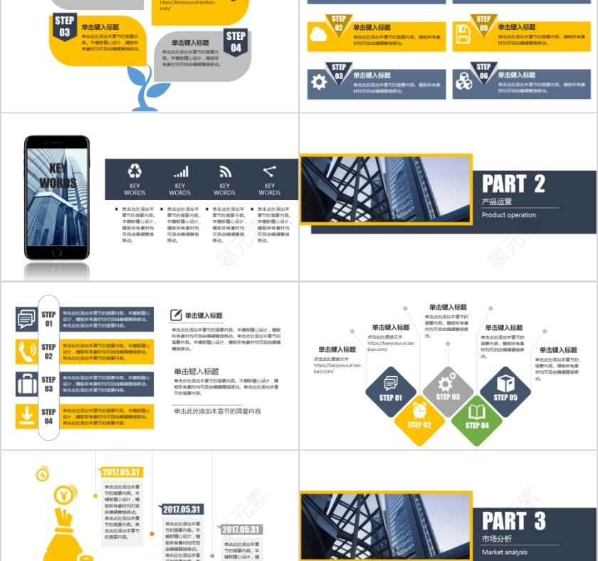2019简约大气商务策划ppt模板商业创业计划书项目ppt模版融资路演第2张