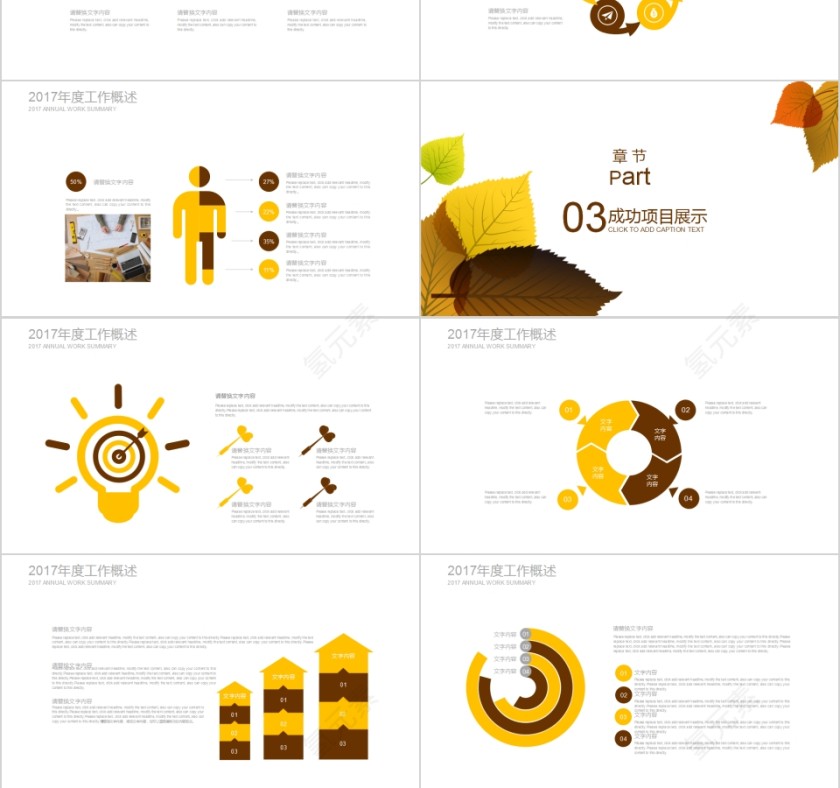 唯美花朵小清新工作汇报PPT第3张