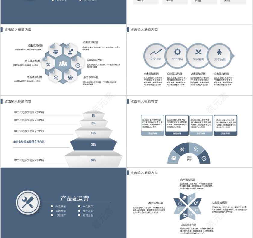 大气企业文化合作共赢ppt模板第3张