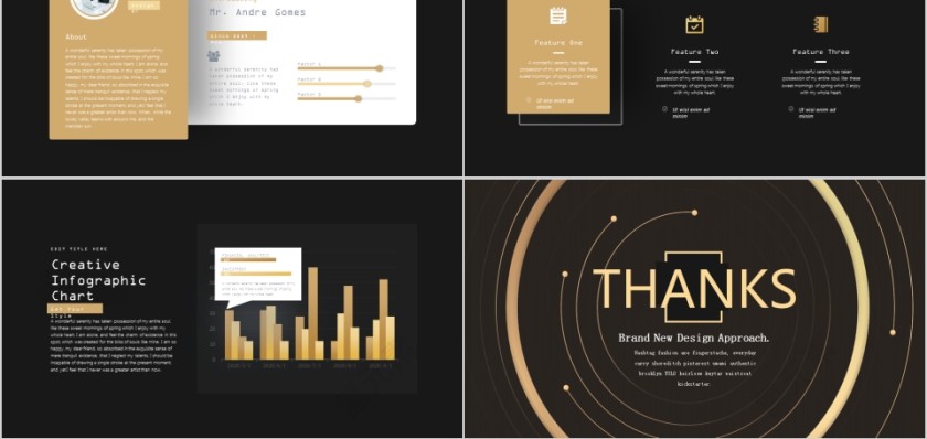 黑色大气商务提案计划书PPT模板第5张