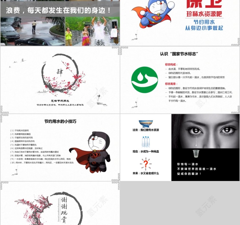 节约用水主题班会ppt第5张