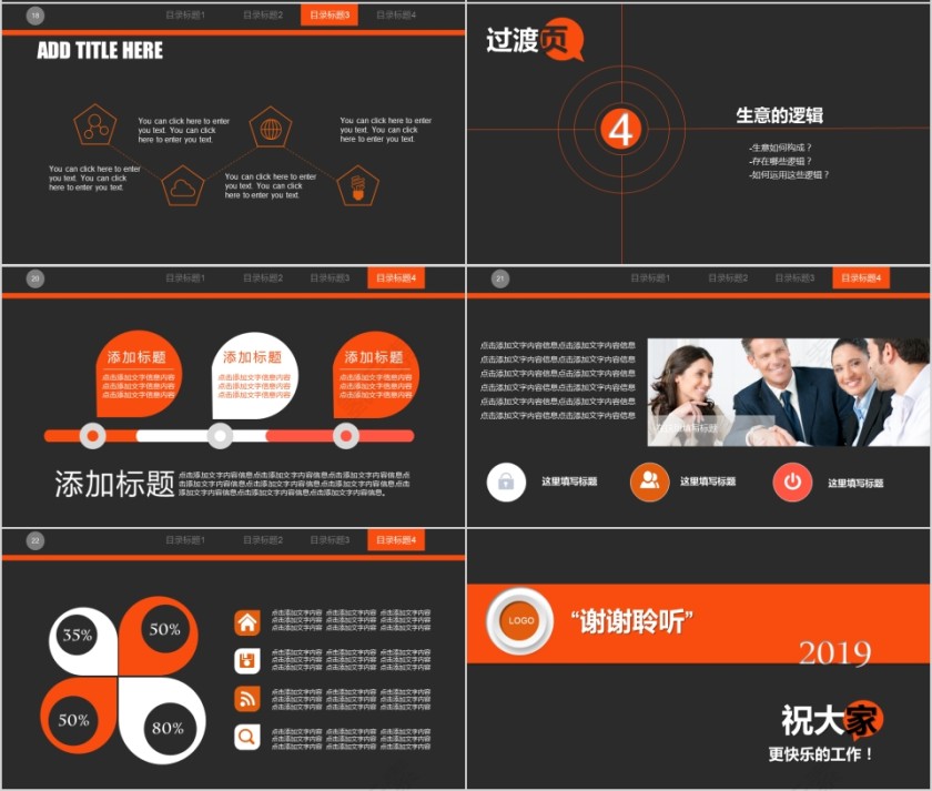 年终总结汇报工作讨论ppt第4张