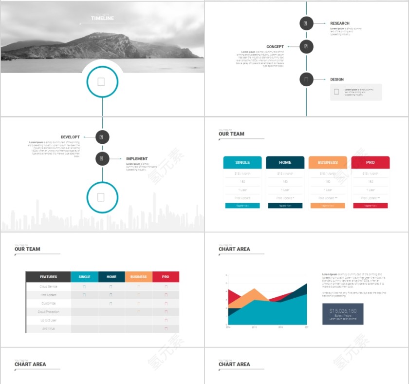 高端杂志风画册风ppt模板  第4张