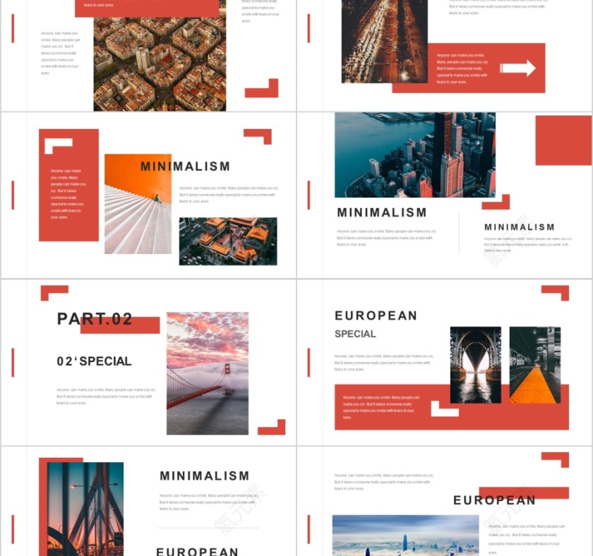 室内设计软装装修装潢家居方案PPT模板动态简约北欧风格案例展示第2张