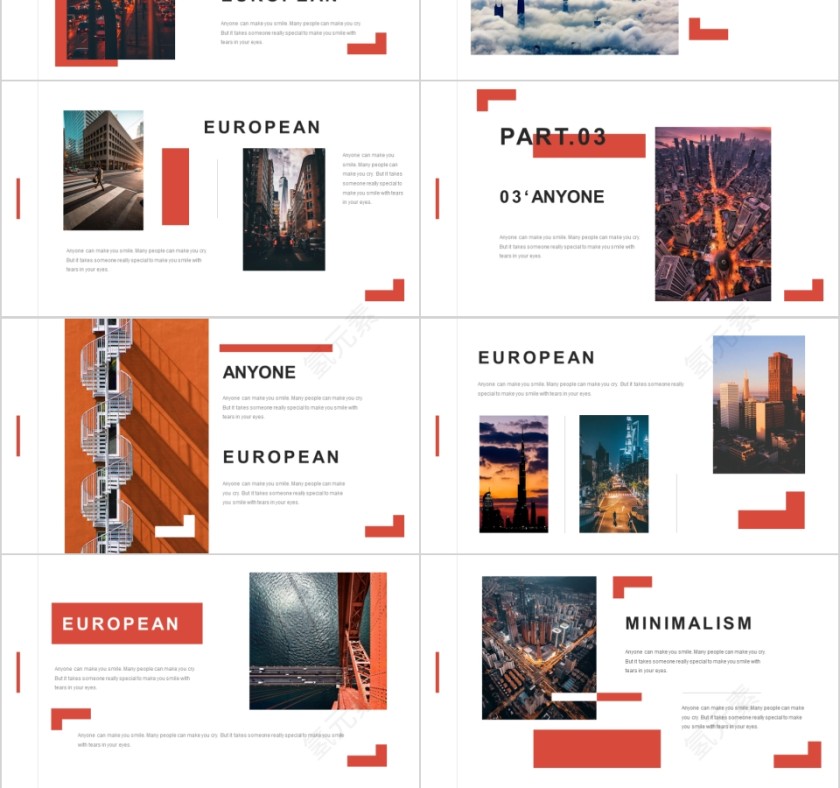 室内设计软装装修装潢家居方案PPT模板动态简约北欧风格案例展示第3张