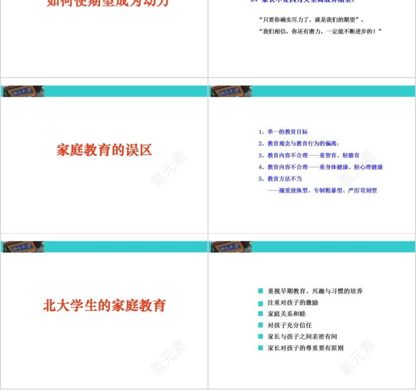 成功家庭教育课程家庭教育的误区第4张