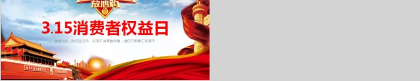 315消费者权益保护日ppt模板第5张