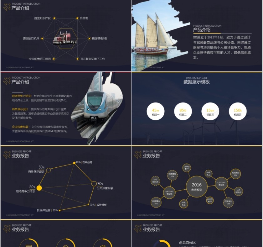 物流行业通用演示汇报模板第4张