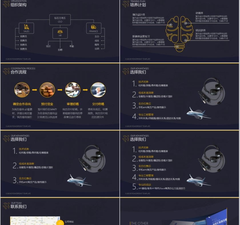 物流行业通用演示汇报模板第7张