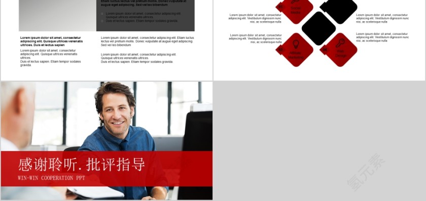 合作共赢PPT第5张