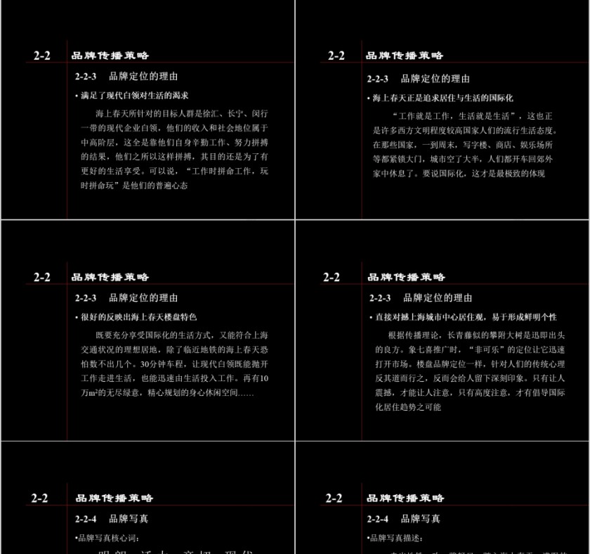 黑色房地产传播策略ppt第7张