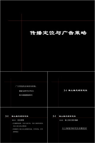 黑色房地产传播策略ppt