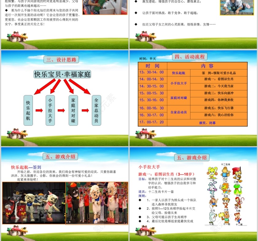 亲子活动策划方案幼儿园亲子游戏PPT  第2张