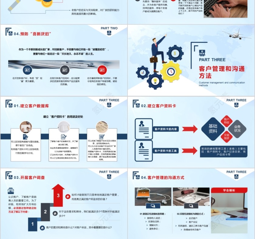 客户管理技巧企业培训PPT模板第3张