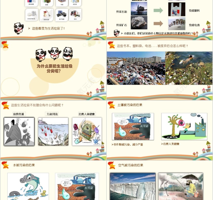 20xx红领巾第一课生活垃圾分类PPT第2张