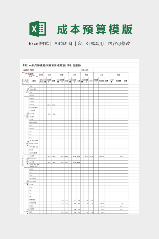 房地产开发有限责任公司项目成本预算汇总表