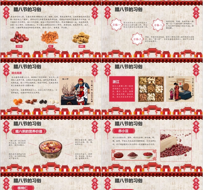 吃了腊八就是年腊八节PPT模板第4张