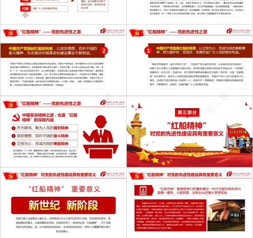 红船精神PPT第3张