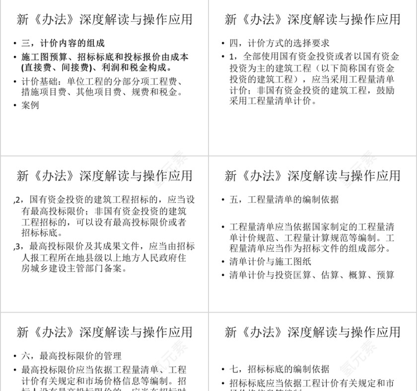 房地产建筑工程施工发包与承包计价管理办法ppt第3张