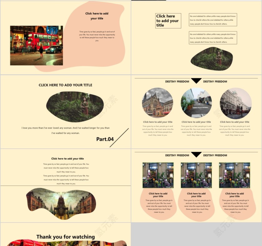 商务欧美ppt模板简约2019高端大气 商业工作汇报时尚极简风素材第4张