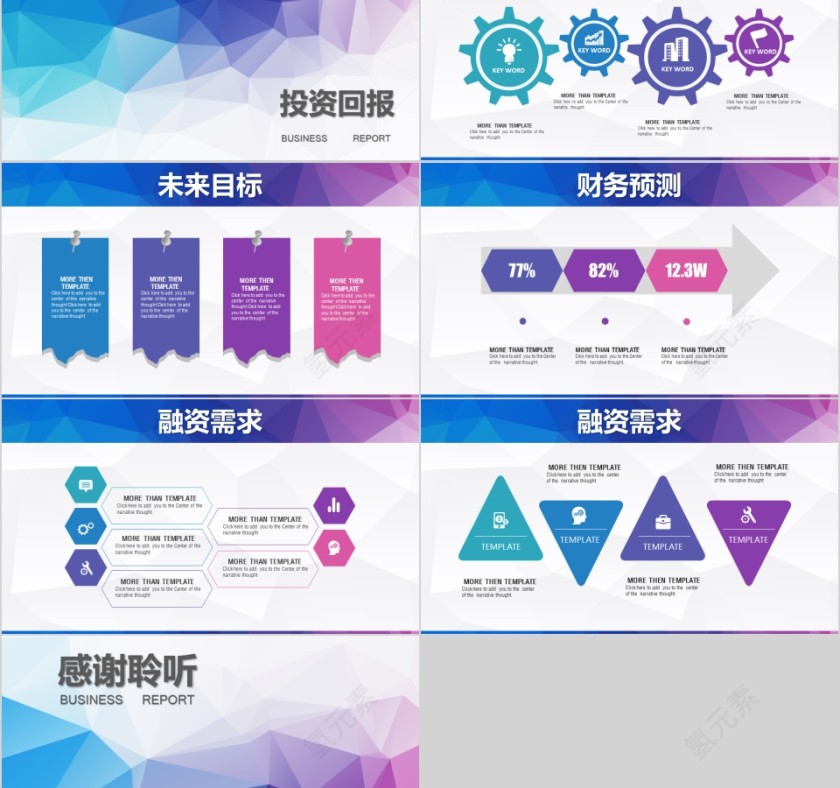 简约商务策划ppt模板商业创业计划书项第5张