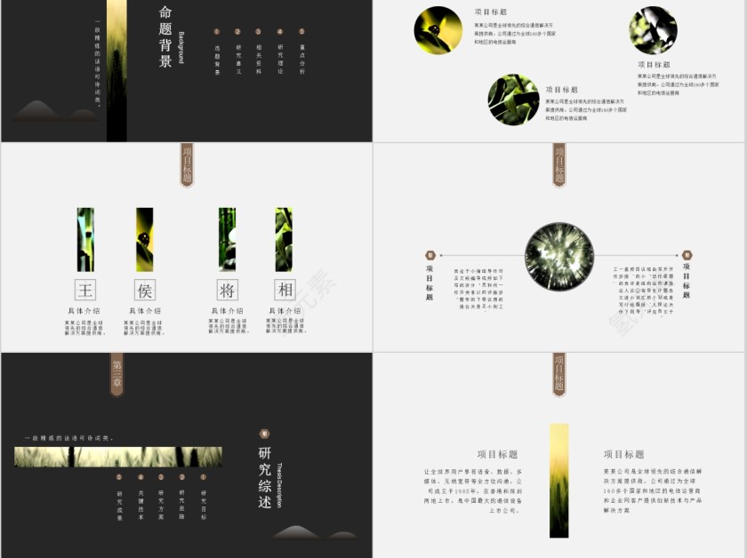 禅意论文答辩通用简约ppt第3张