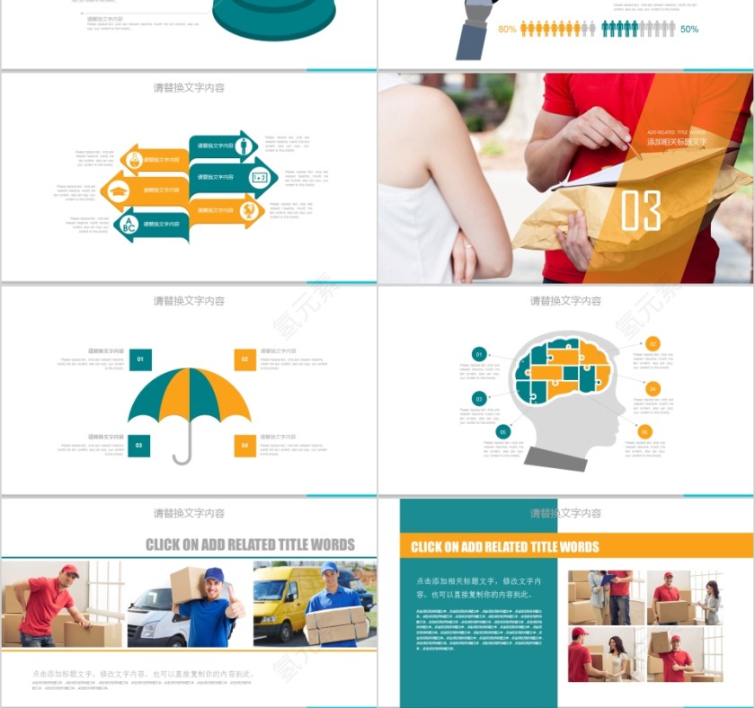 现代物流行业PPT第3张