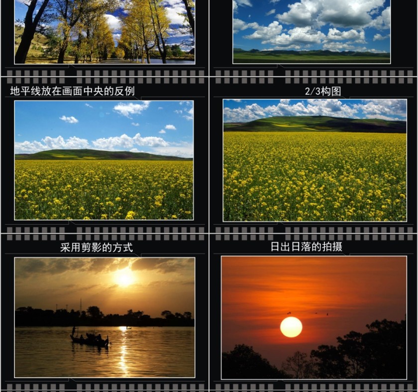 黑色大气摄影基础培训PPT第8张