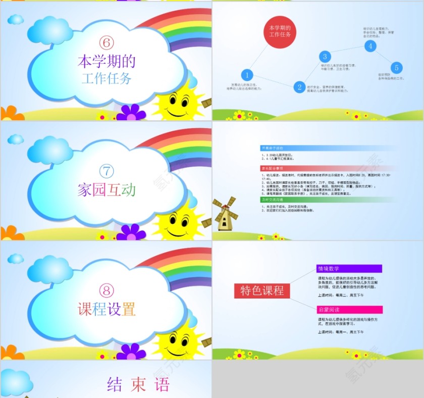 大风车幼儿园小二班家长会PPT第4张