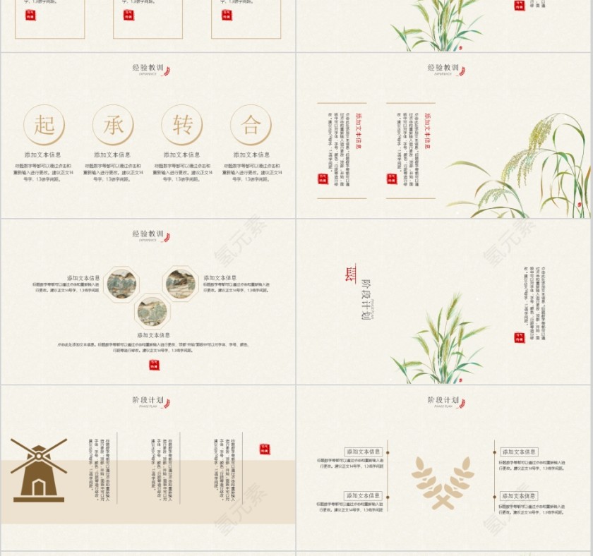 简约国风典雅工作总结汇报通用第3张