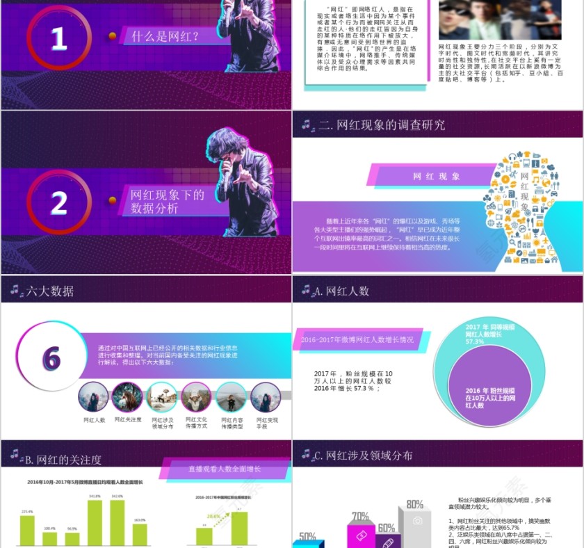 大数据下网红现象 PPT第2张