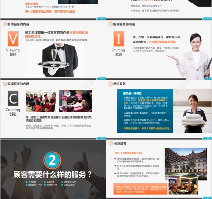 酒店餐饮行业服务质量管理提升培训PPT课件 规范礼仪改善顾客体验第3张