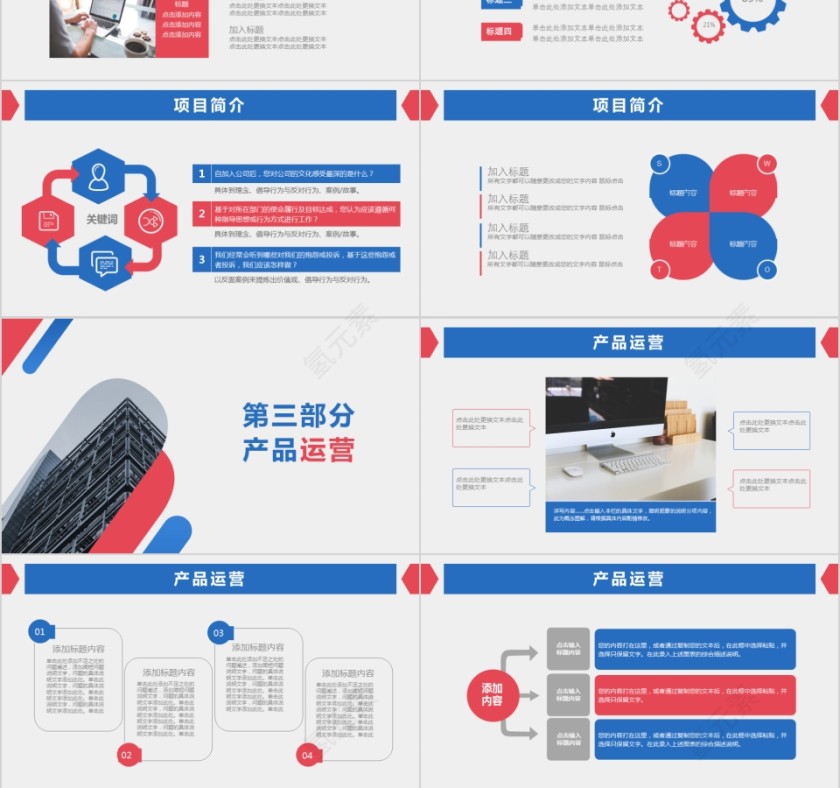 企业文化介绍动态PPT模板第3张