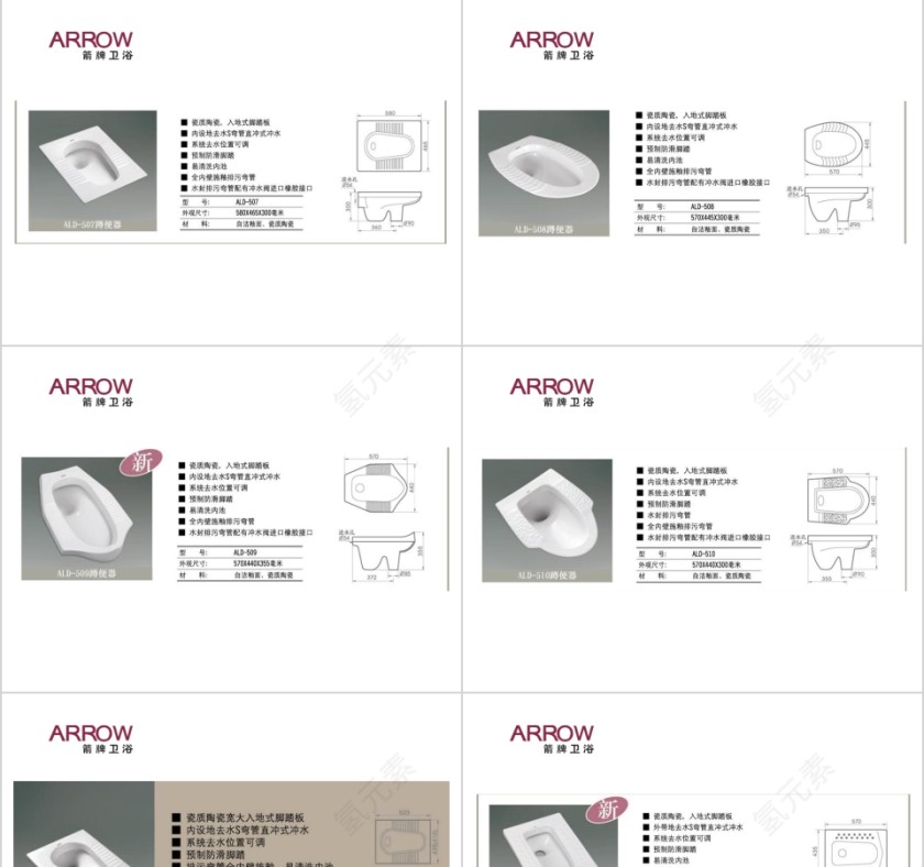 蹲便器系列PPT第3张