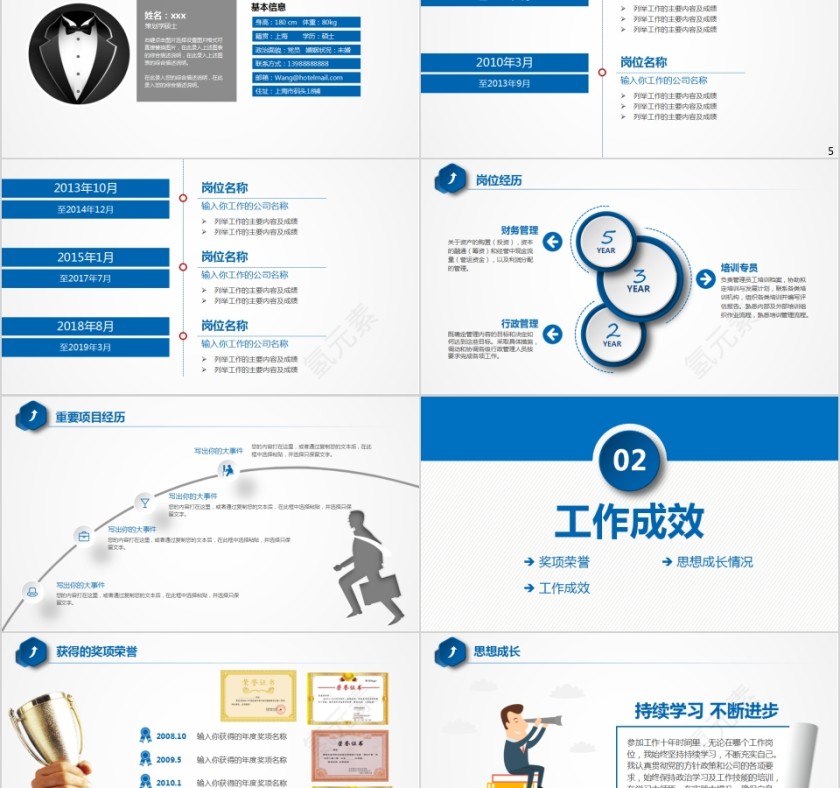 创意岗位竞聘述职及工作报告动态PPT第2张