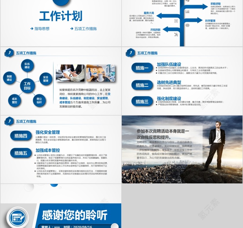 创意岗位竞聘述职及工作报告动态PPT第5张