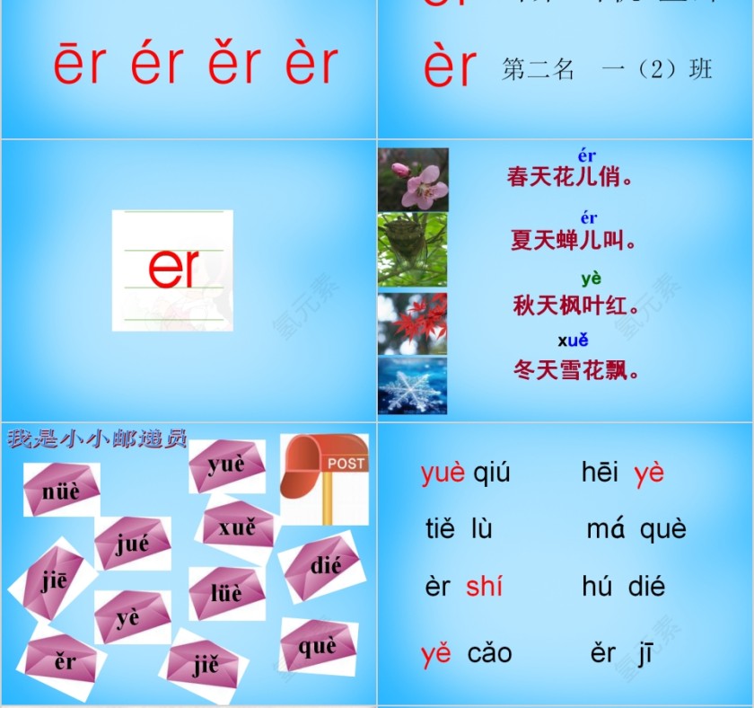 小学生汉语文拼音PPT课件 第6张