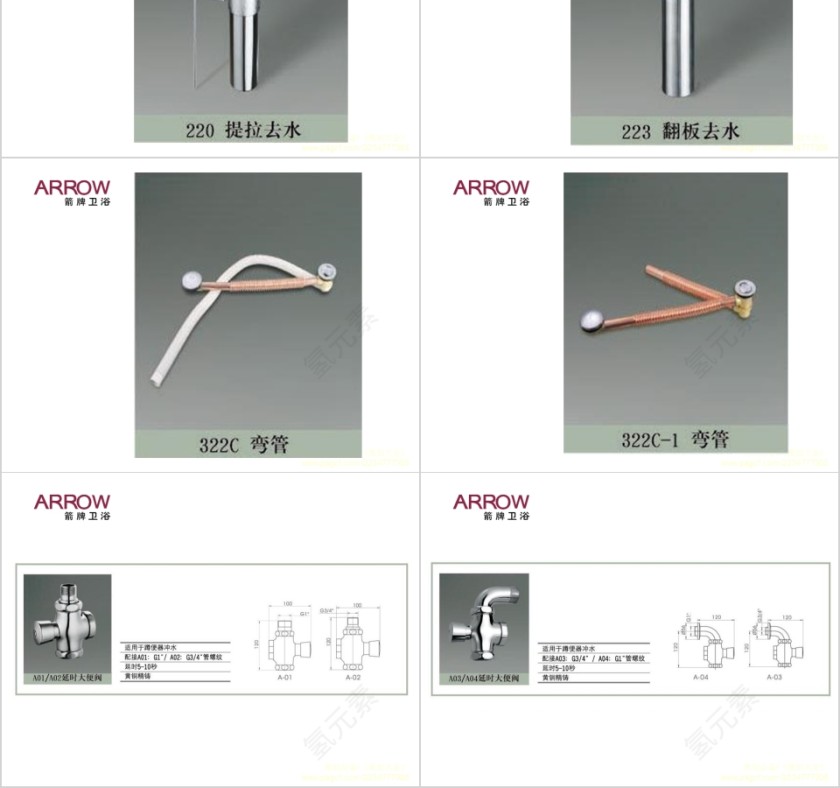 浴室配件系列PPT第2张
